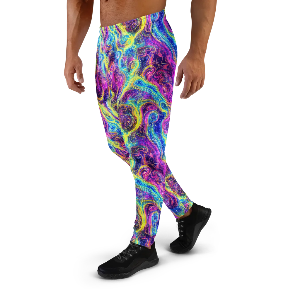 Saturated Dream on Men's Joggers — Left