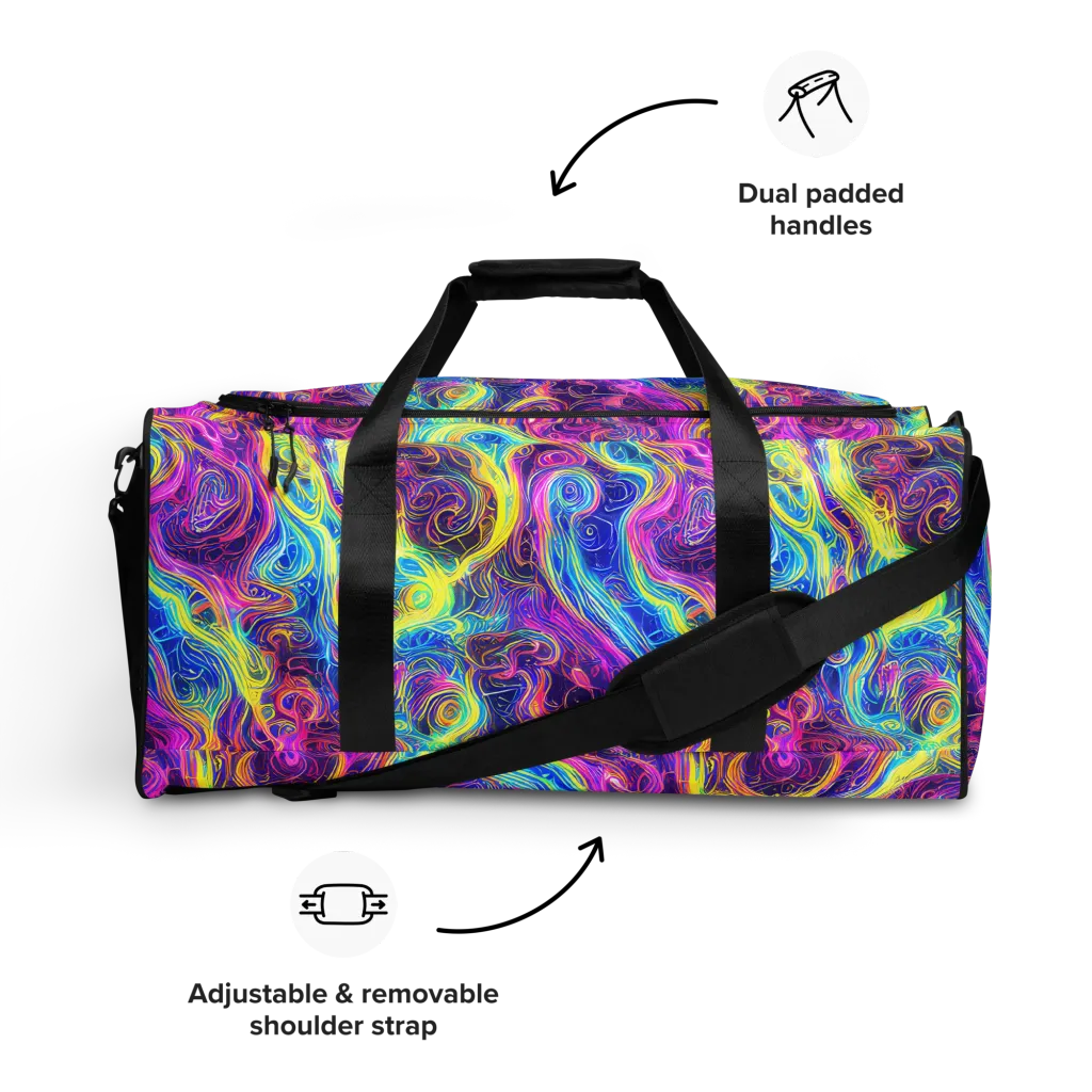 Saturated Dream on Duffle Bag — Front
