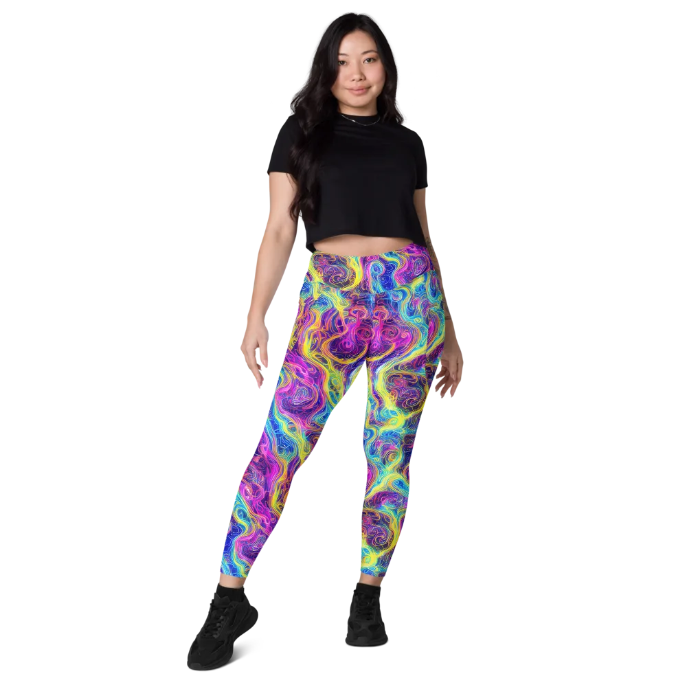 Saturated Dream on Leggings with Pockets — Front