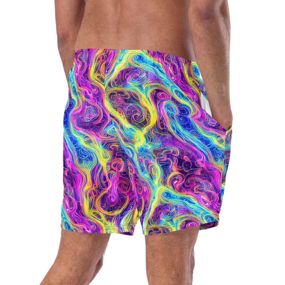 Saturated Dream on Swim Trunks — Right Back