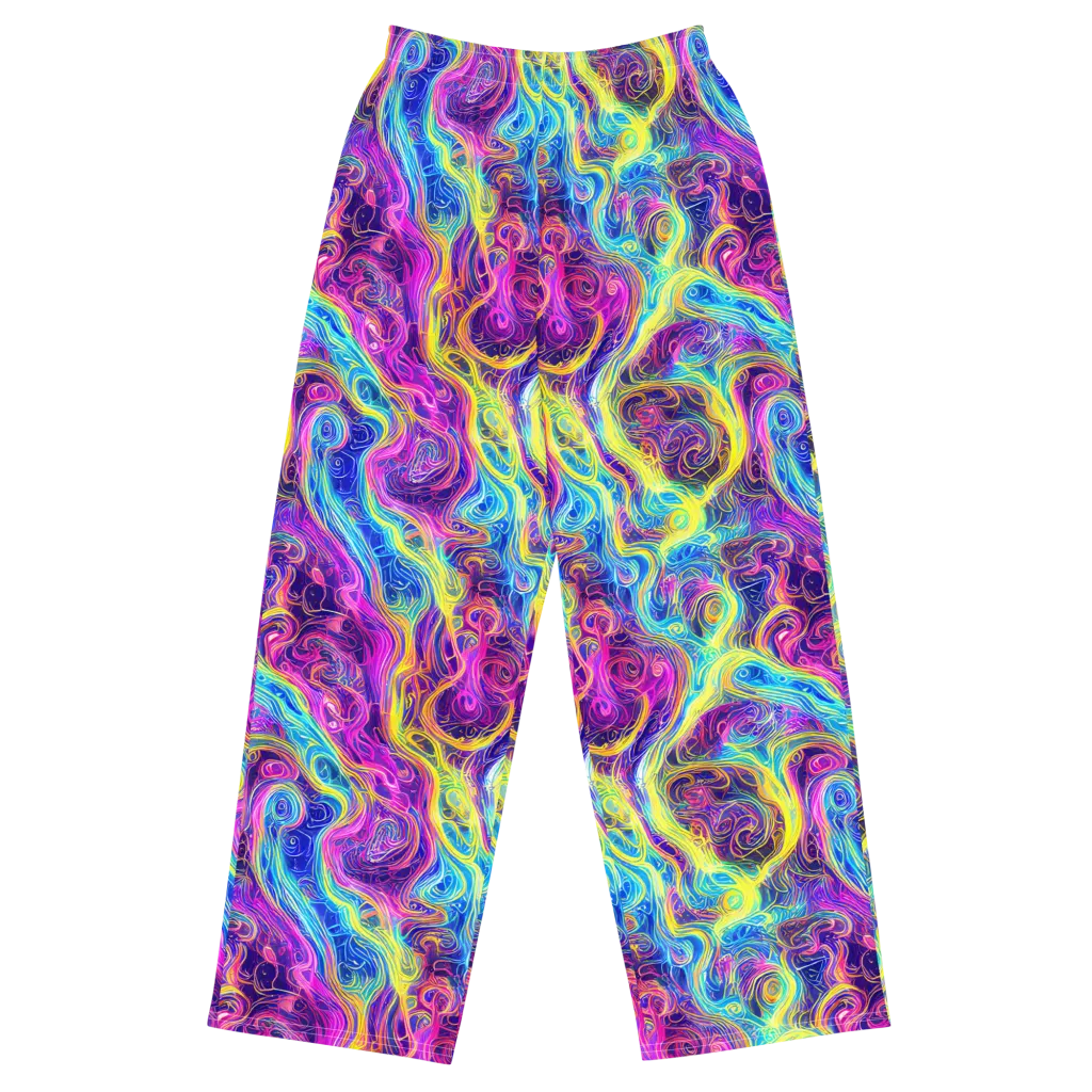 Saturated Dream on Wide-Leg Pants — Front