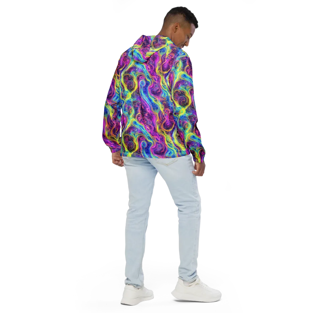 Saturated Dream on Men's Windbreaker — Back