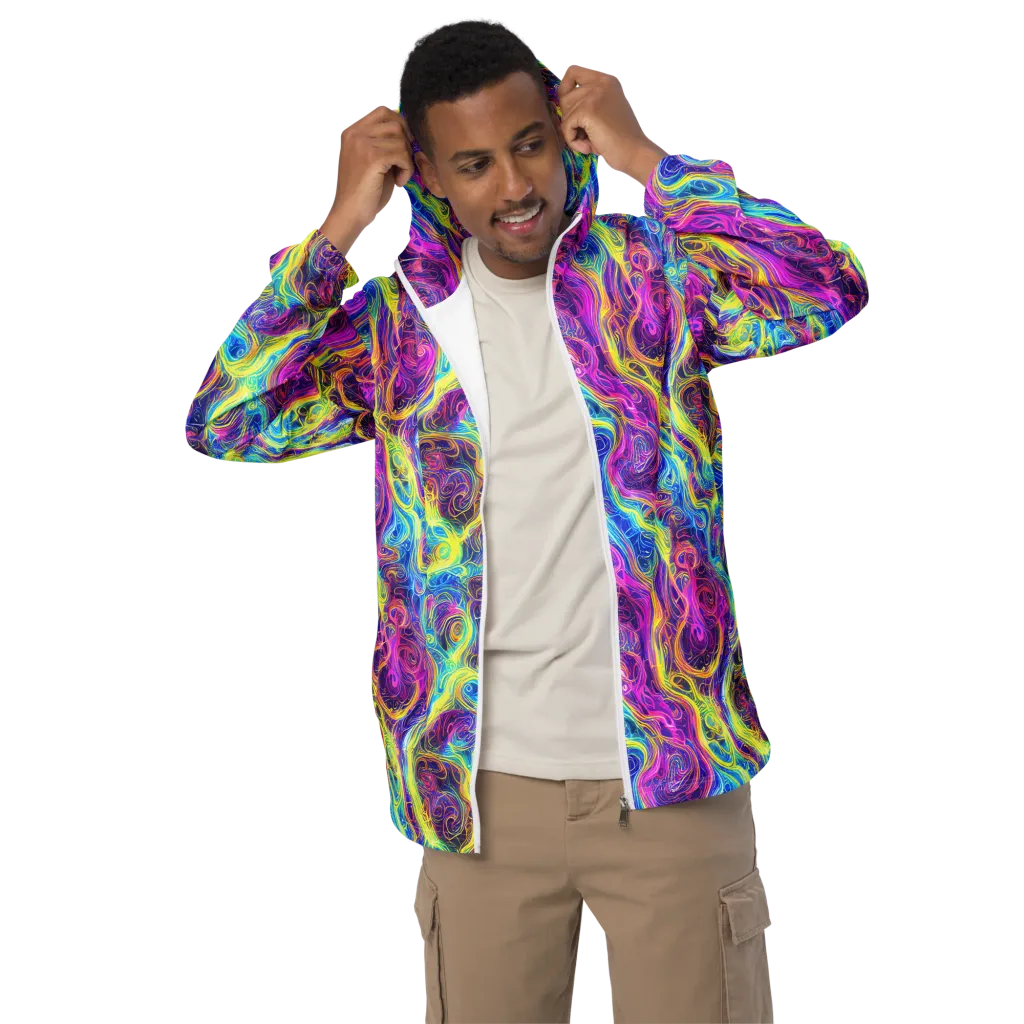 Saturated Dream on Men's Windbreaker — Front