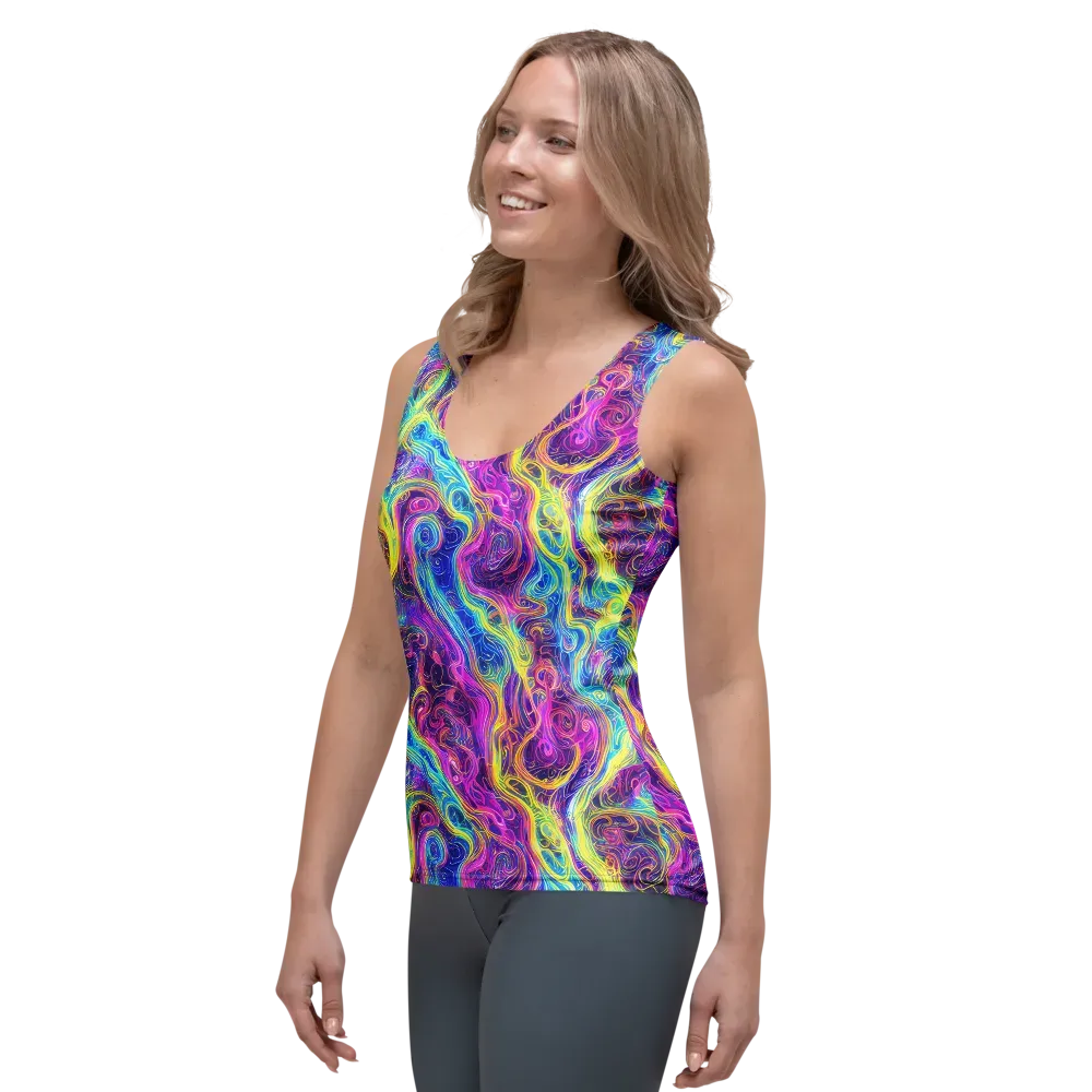 Saturated Dream on Women's Tank Top — Left Front