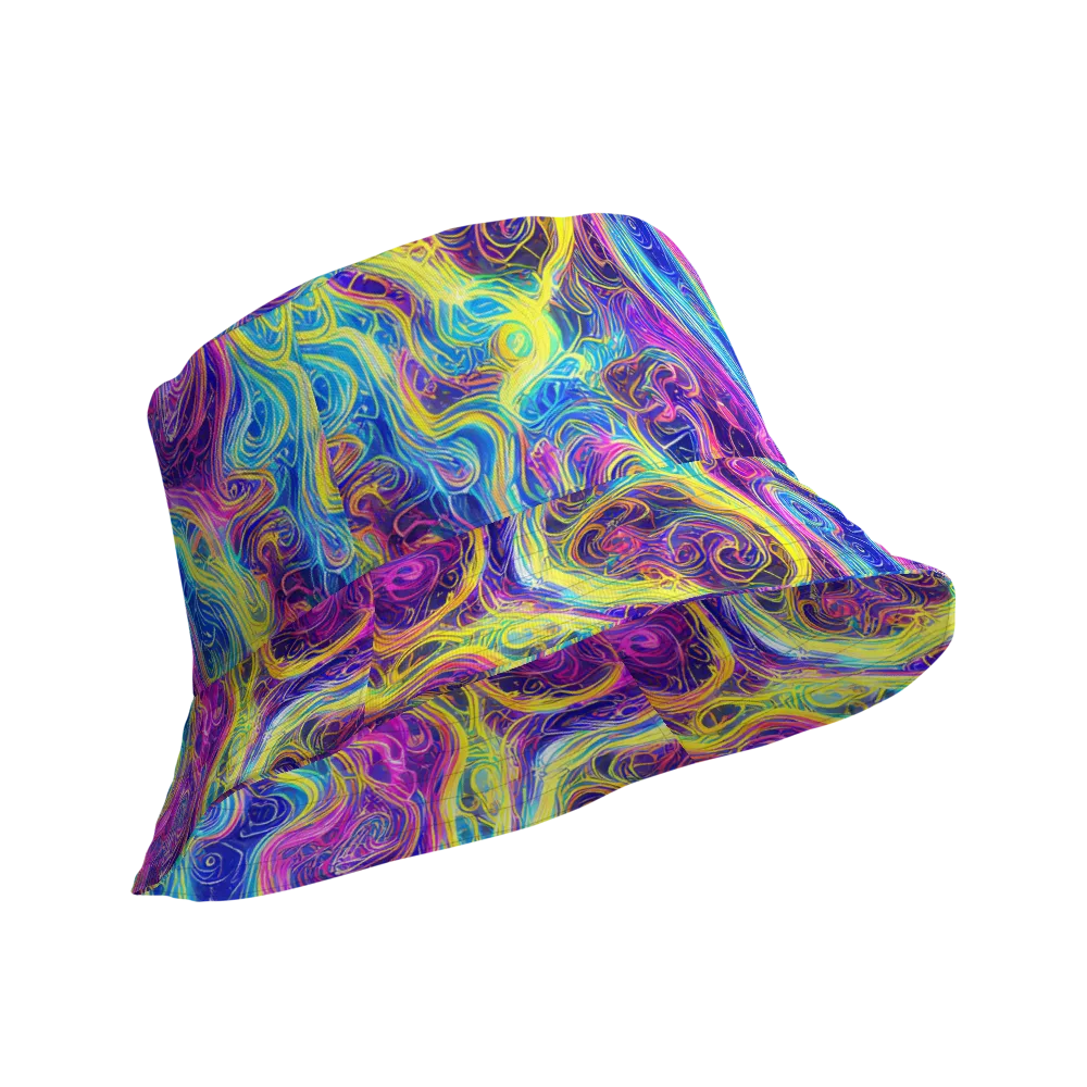 Saturated Dream on Reversible Bucket Hat — Product details Outside