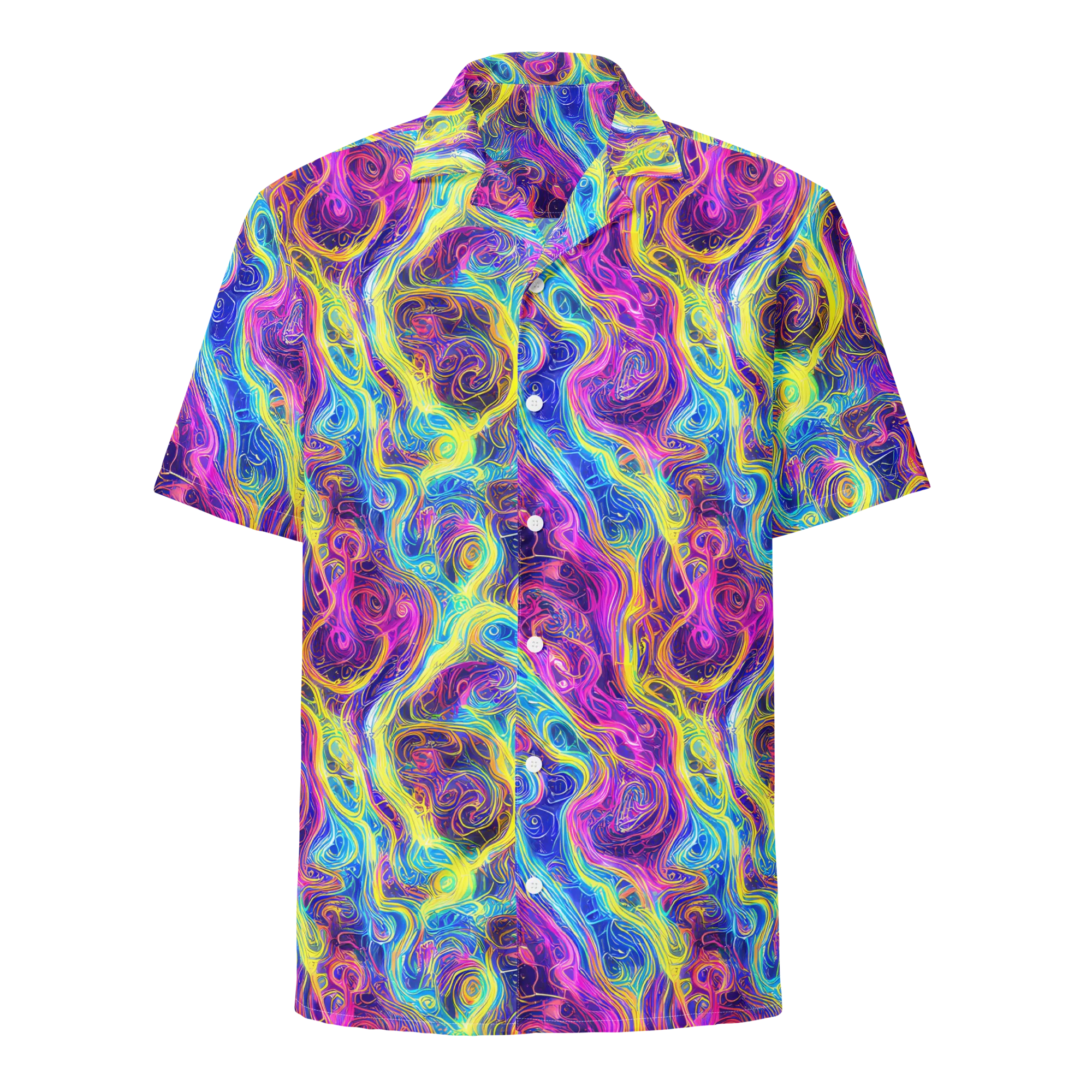 Saturated Dream on Button Shirt — Front