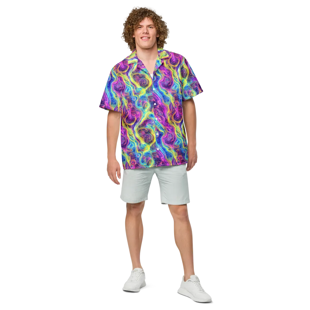 Saturated Dream on Button Shirt — Front