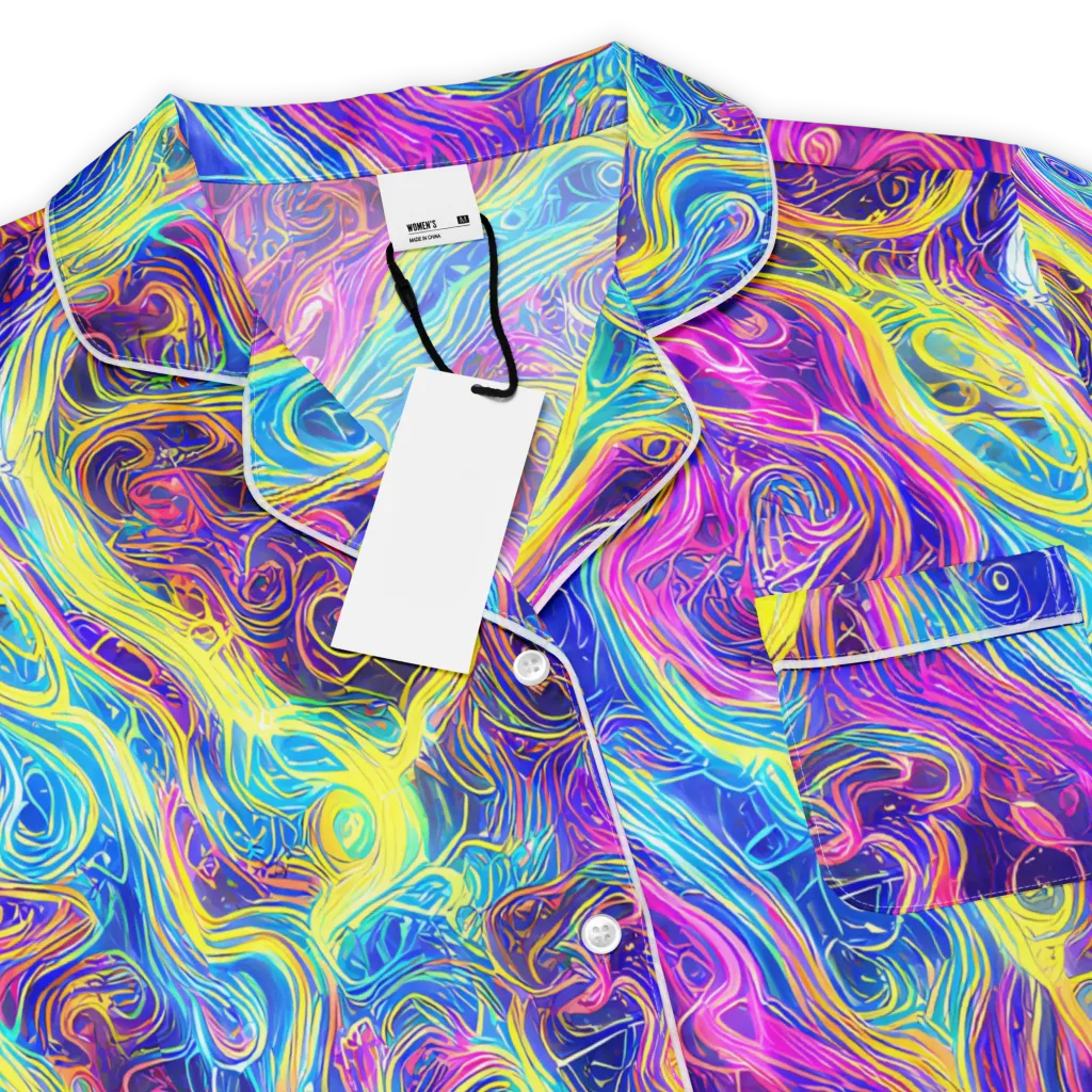 Saturated Dream on Women's Short Sleeve Pajama Top — Product details