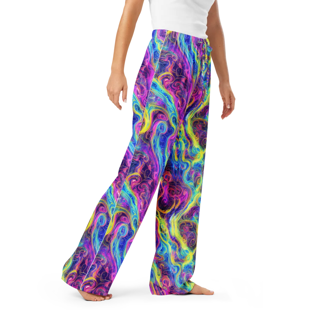Saturated Dream on Women's Pajama Pants — Right Front
