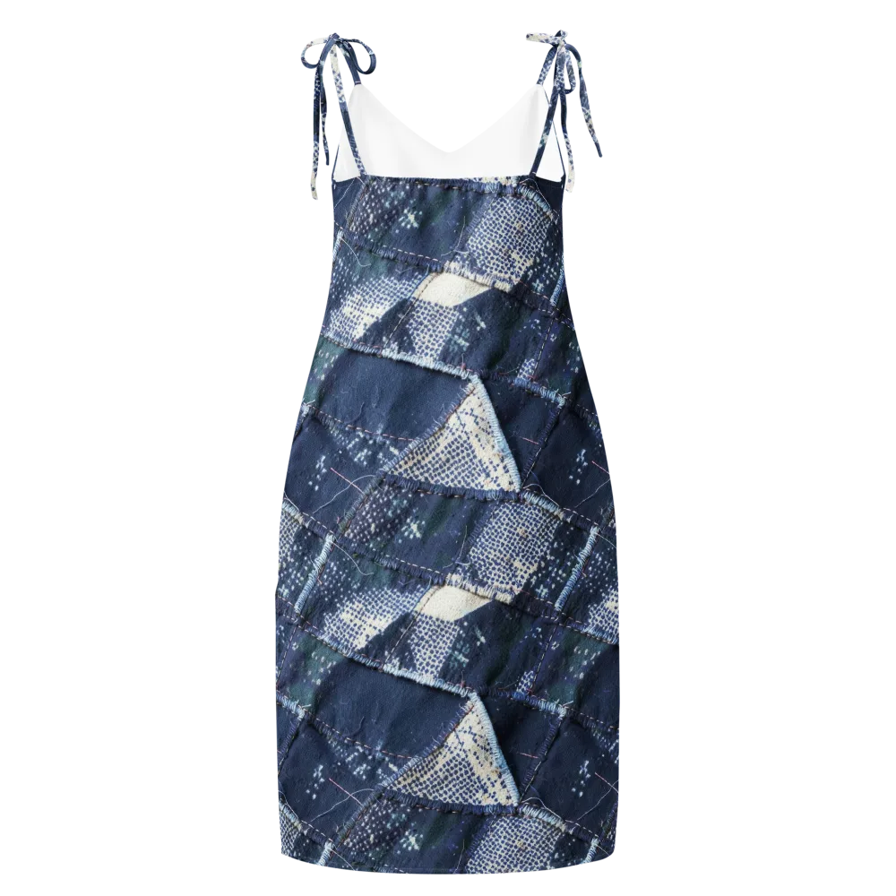Midnight Mending on Slip Dress — Back