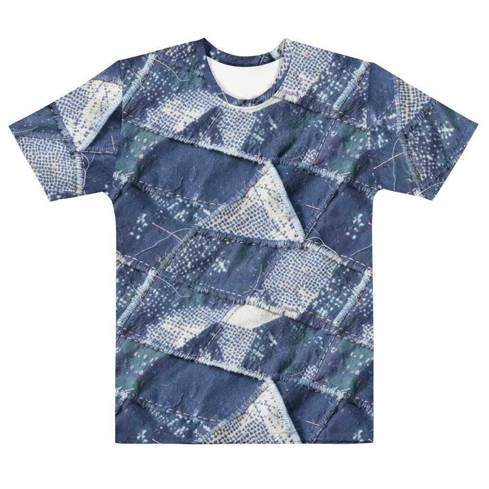 Midnight Mending on Men's Cotton Crew Neck T-Shirt — Front