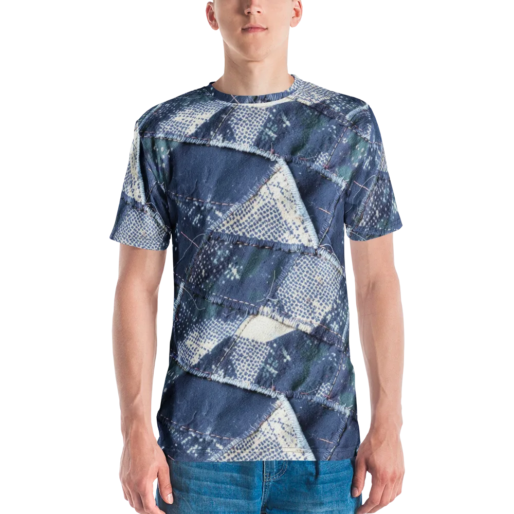 Midnight Mending on Men's Crew Neck T-Shirt — Front