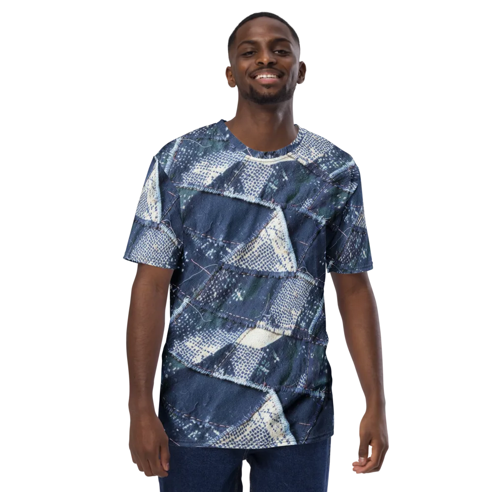 Midnight Mending on Men's Crew Neck T-Shirt — Front