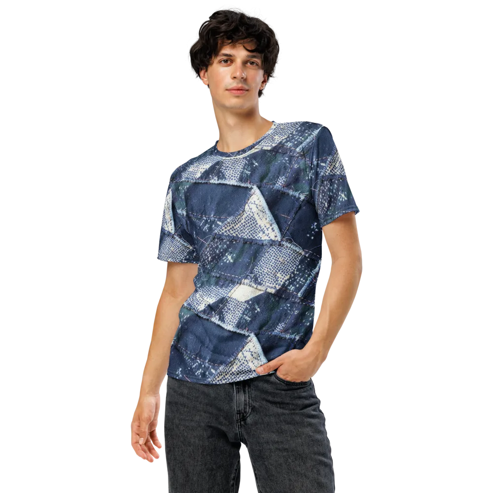 Midnight Mending on Men's Crew Neck T-Shirt — Front