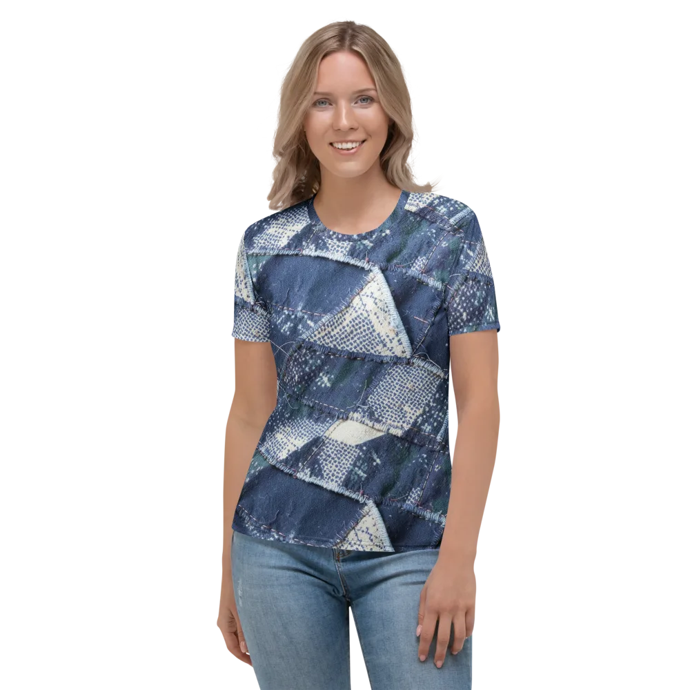 Midnight Mending on Women's Crew Neck T-Shirt — Front