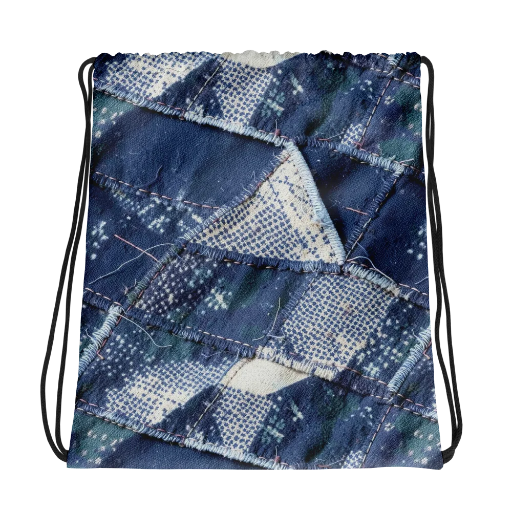 Midnight Mending on Drawstring Bag — Photo