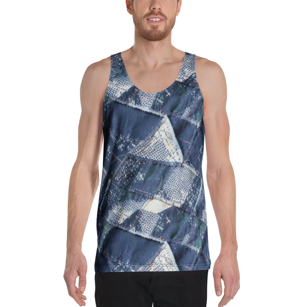 Midnight Mending on Men's Tank Top — Front