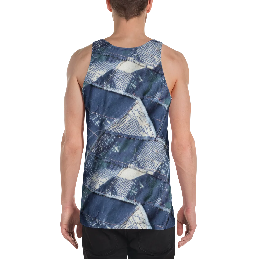Midnight Mending on Men's Tank Top — Back