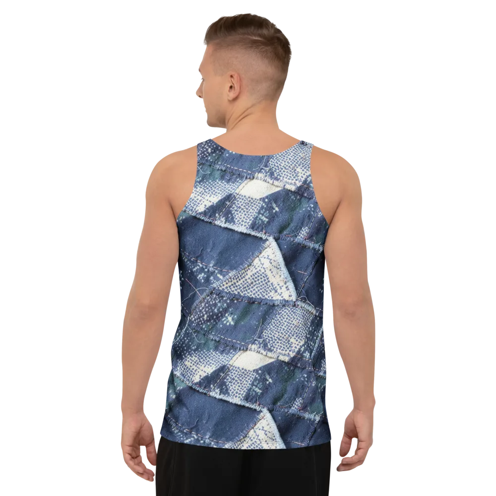 Midnight Mending on Men's Tank Top — Back