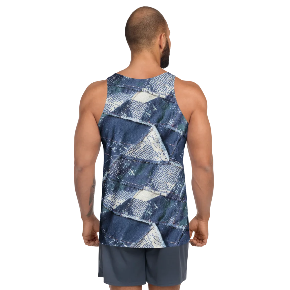 Midnight Mending on Men's Tank Top — Back