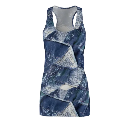 Midnight Mending on a Racerback Dress