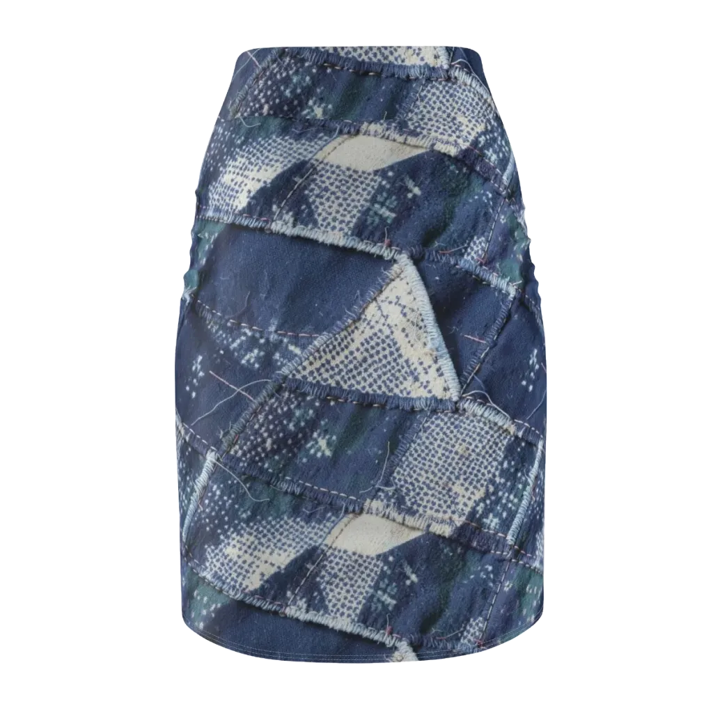Midnight Mending on Pencil Skirt — Back