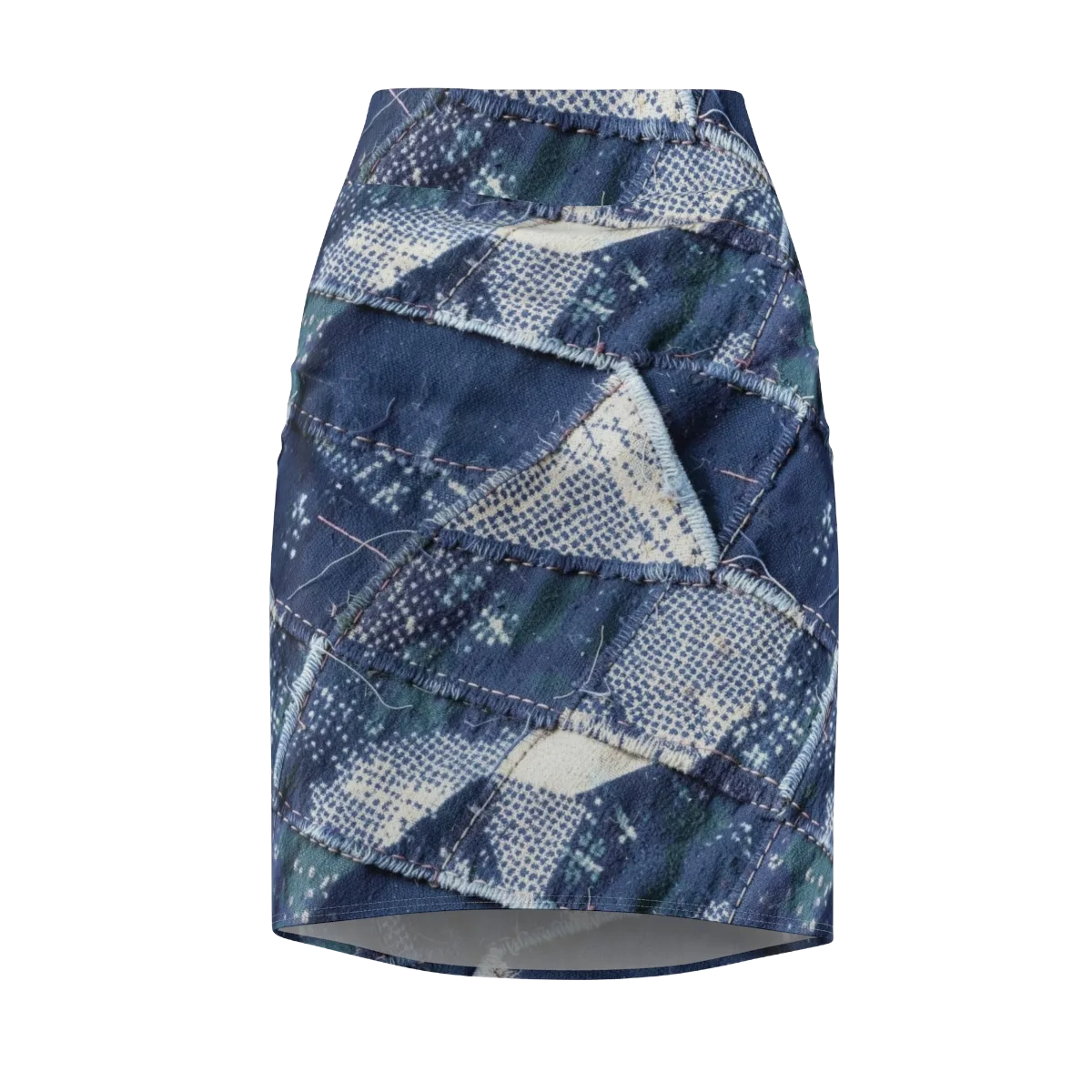 Midnight Mending on Pencil Skirt — Front
