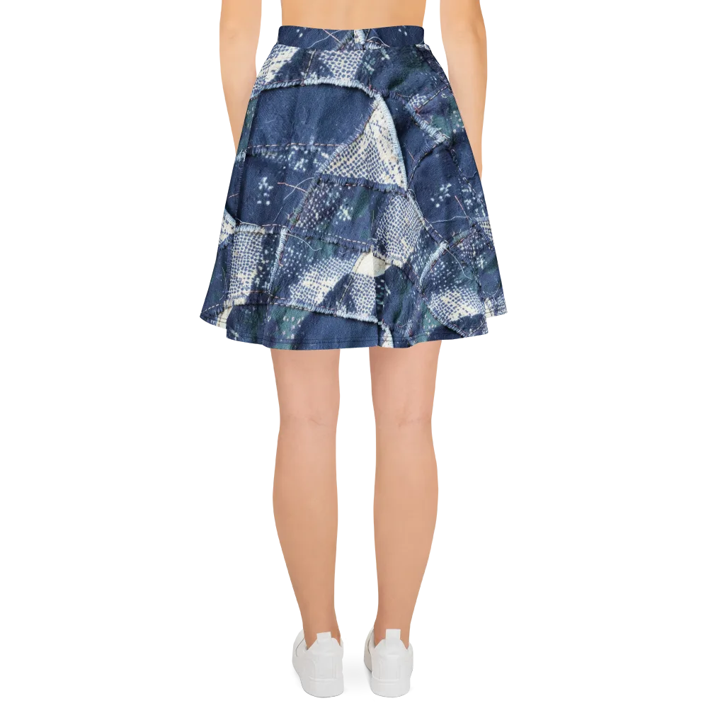 Midnight Mending on Skater Skirt — Back