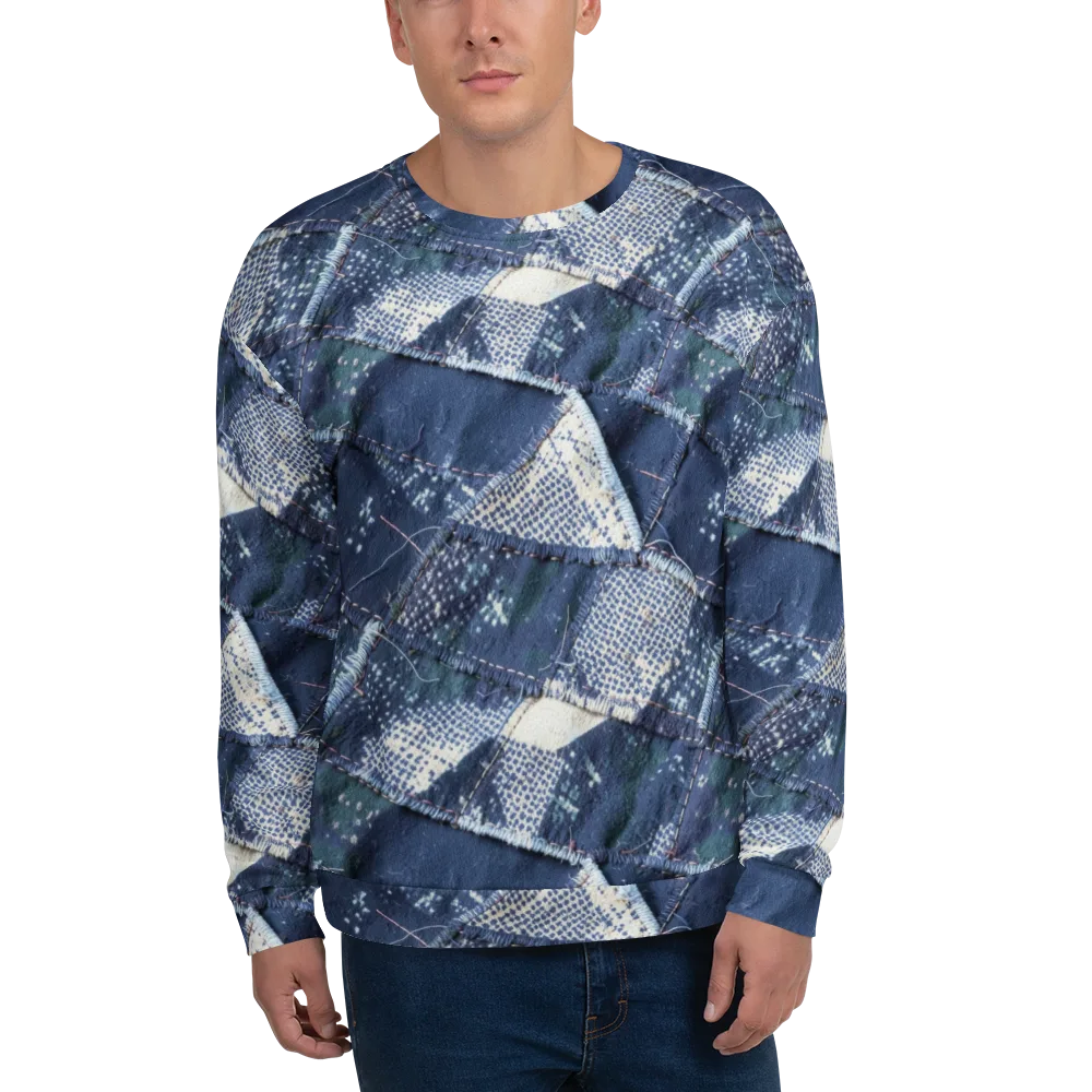 Midnight Mending on Sweatshirt — Front