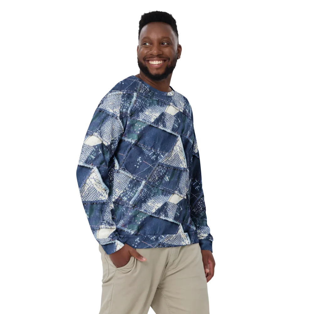 Midnight Mending on Sweatshirt — Front