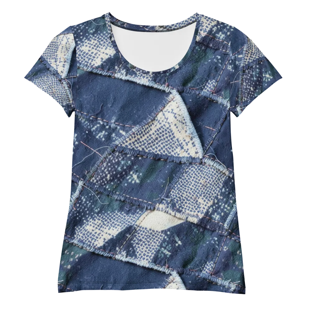 Midnight Mending on Women's Athletic T-Shirt — Front