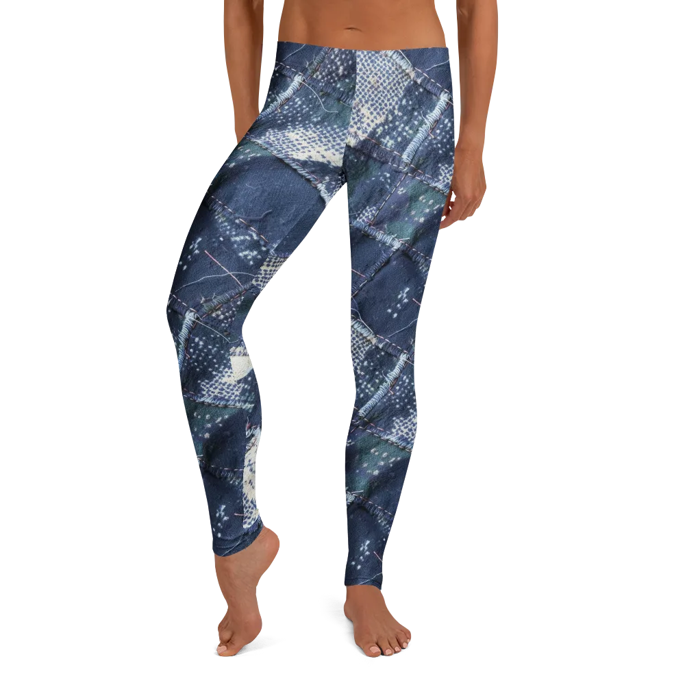 Midnight Mending on Leggings — Front
