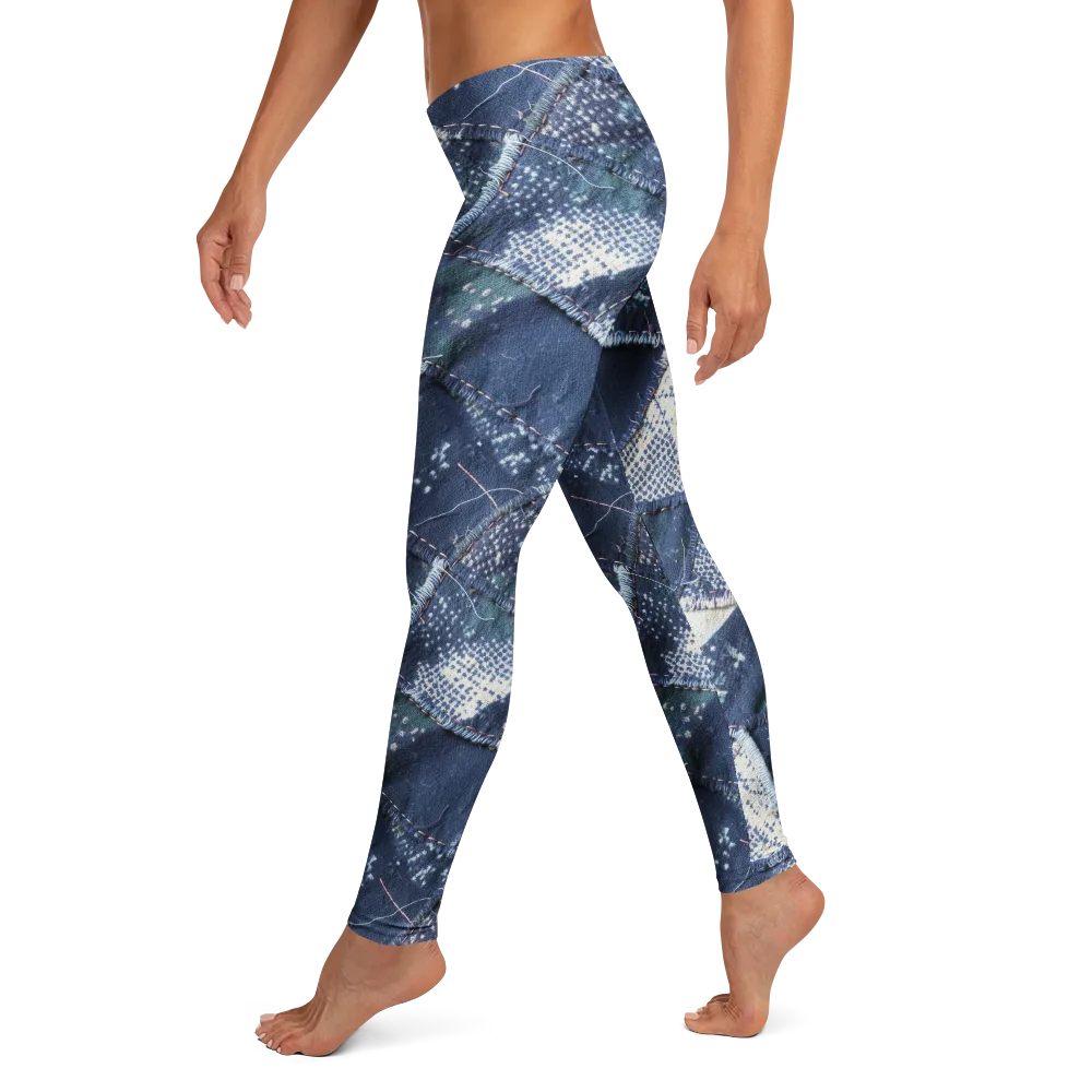 Midnight Mending on Leggings — Left