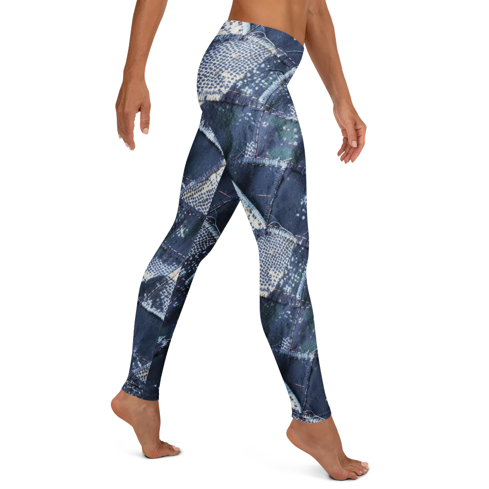 Midnight Mending on Leggings — Right