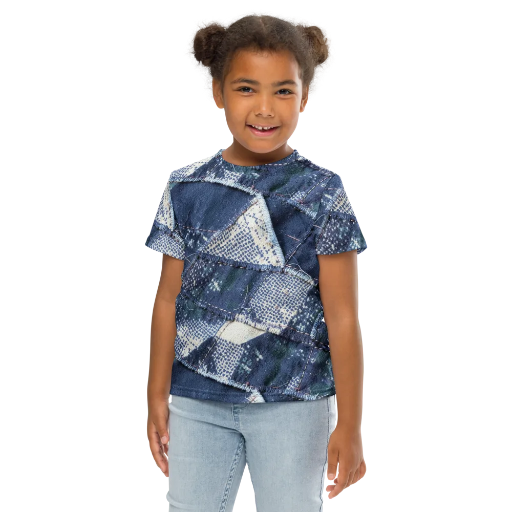 Midnight Mending on Kids Crew Neck T-Shirt — Front