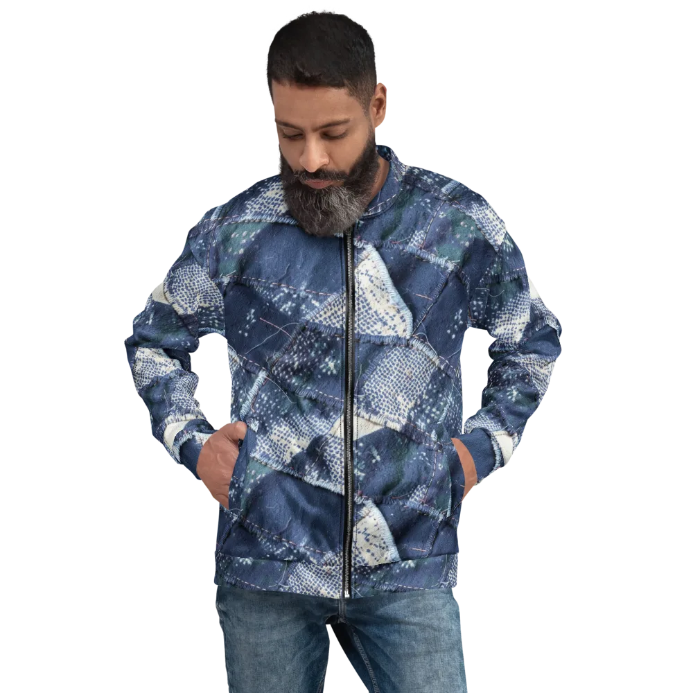 Midnight Mending on Bomber Jacket — Front