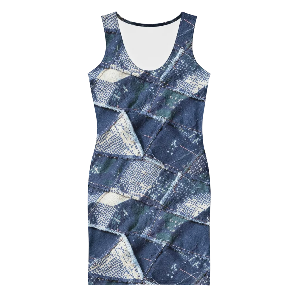 Midnight Mending on Bodycon Dress — Front