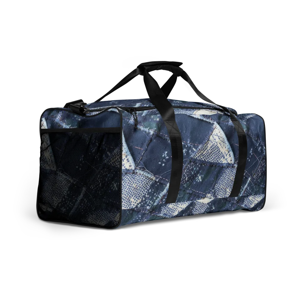 Midnight Mending on Duffle Bag — Right Front