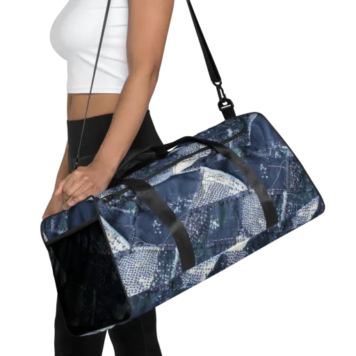 Midnight Mending on a Duffle Bag