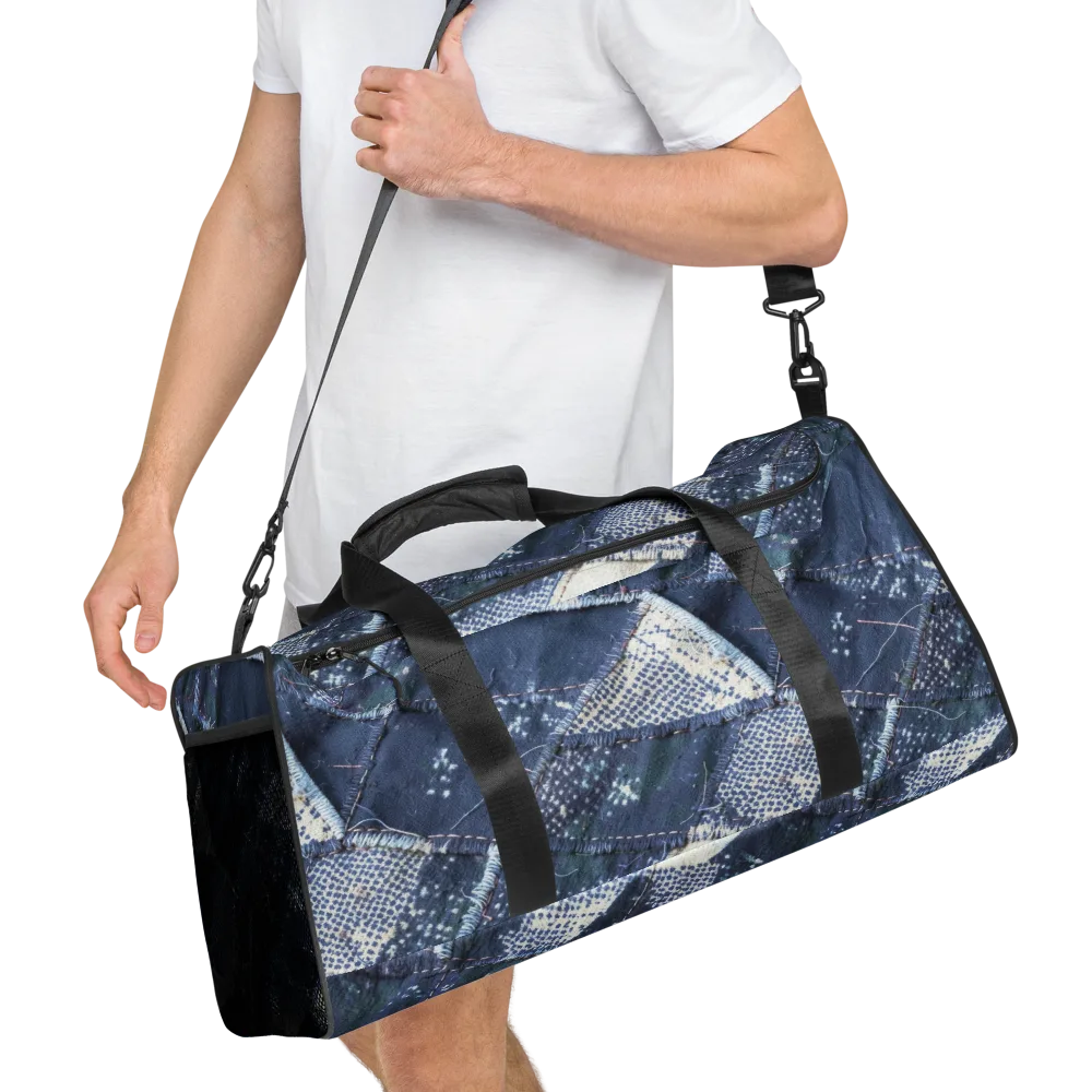 Midnight Mending on Duffle Bag — Right Front