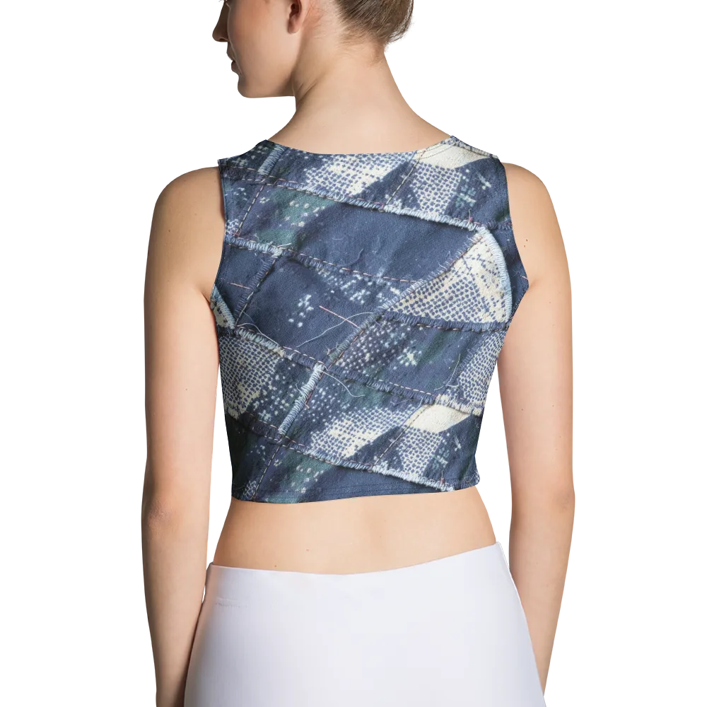 Midnight Mending on Crop Top — Back