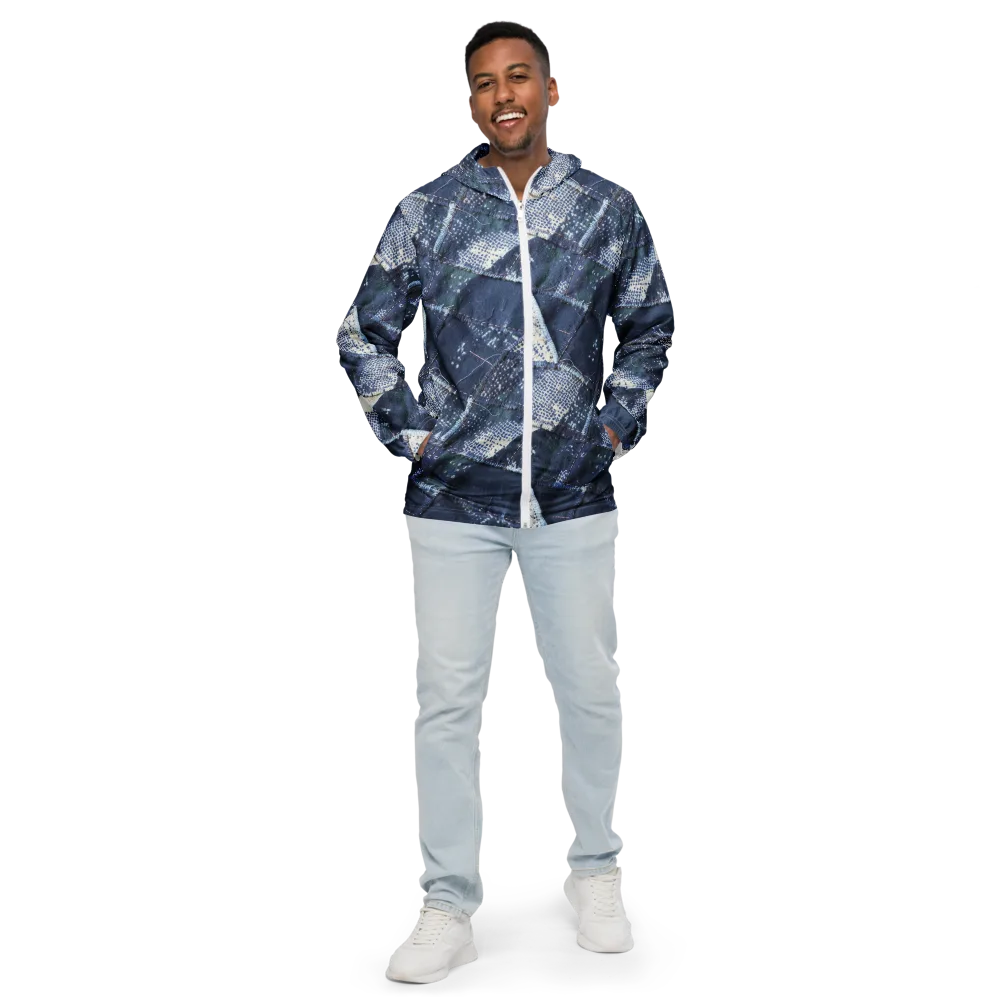 Midnight Mending on Men's Windbreaker — Front