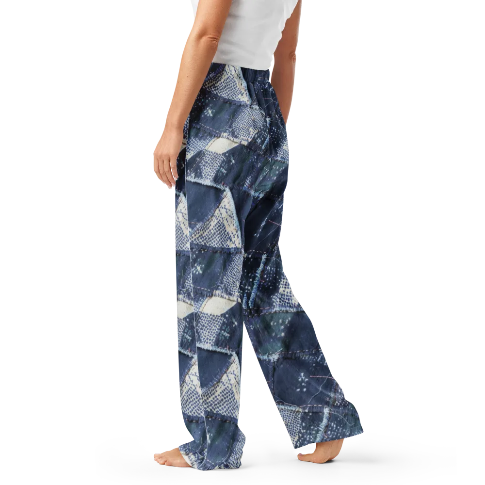 Midnight Mending on Women's Pajama Pants — Left