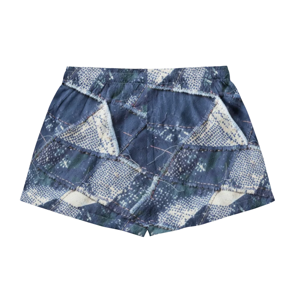 Midnight Mending on Women's Pajama Shorts — Back