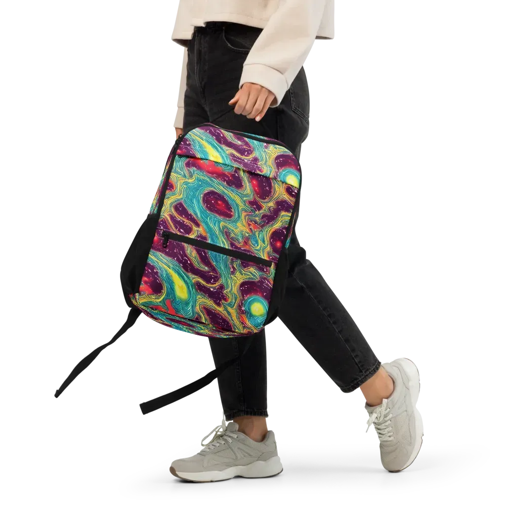 Cosmic Tides on Utility Backpack — Front