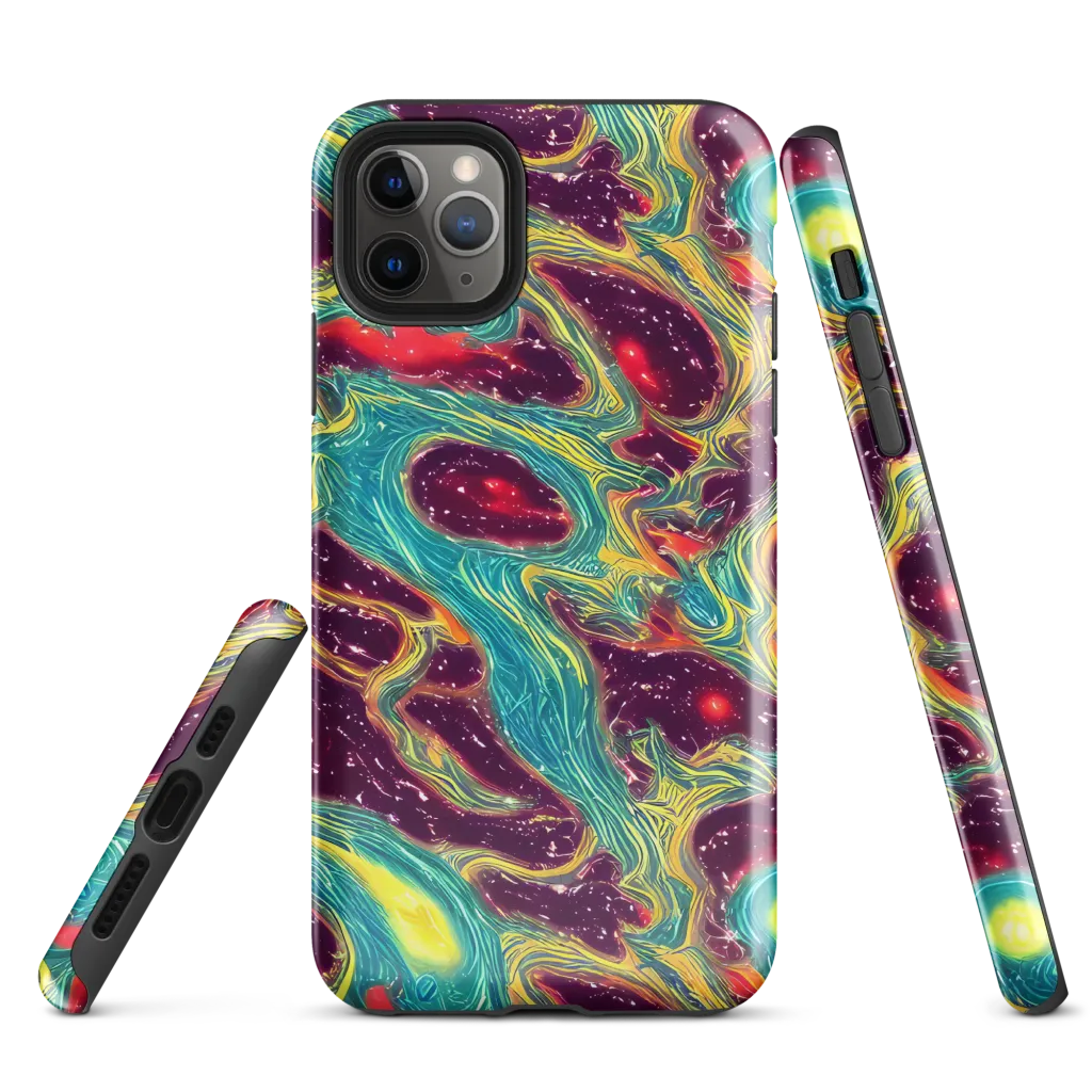 Cosmic Tides on Tough Case for iPhone® — Front