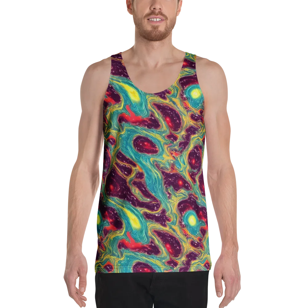 Cosmic Tides on Men's Tank Top — Front