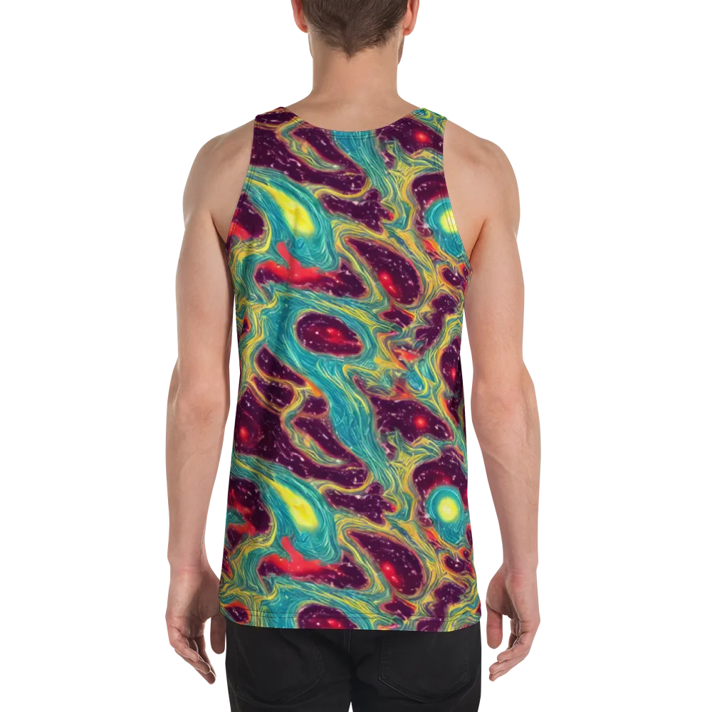 Cosmic Tides on Men's Tank Top — Back