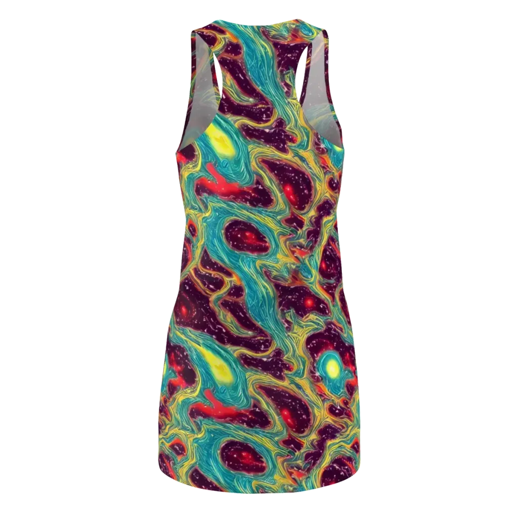 Cosmic Tides on Racerback Dress — Back