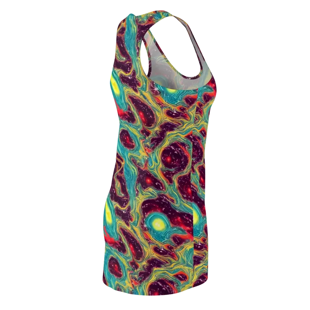 Cosmic Tides on Racerback Dress — Back Side